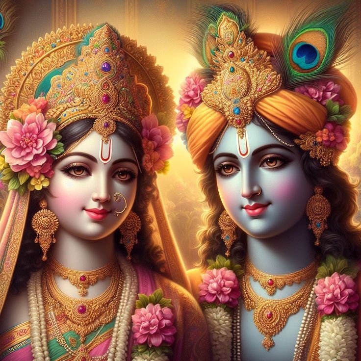 Radha Krishna love wallpaper