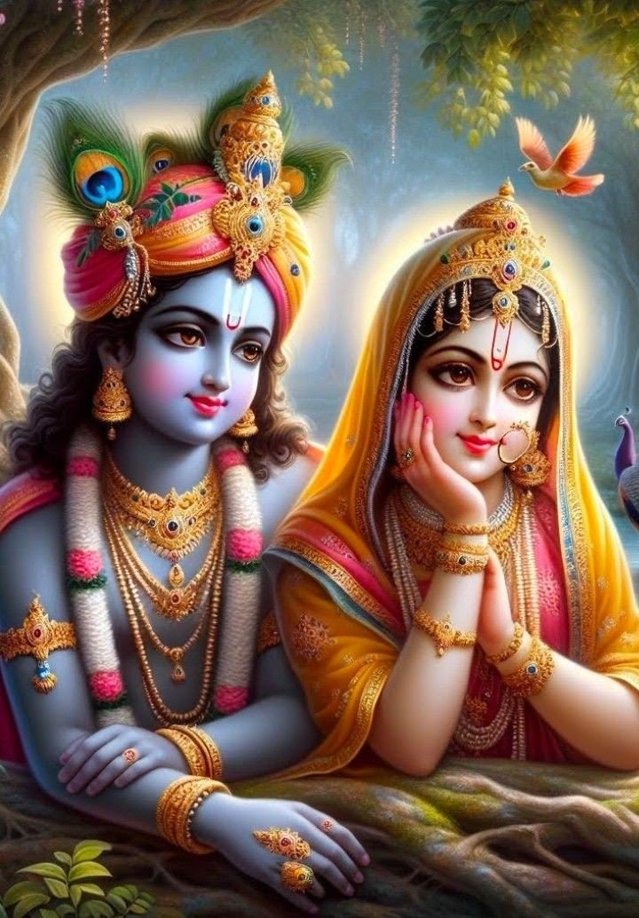 Radha Krishna love wallpaper