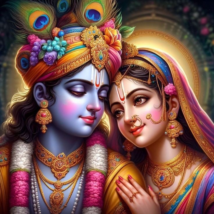 Radha Krishna love wallpaper