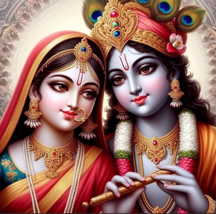 Radha Krishna love wallpaper