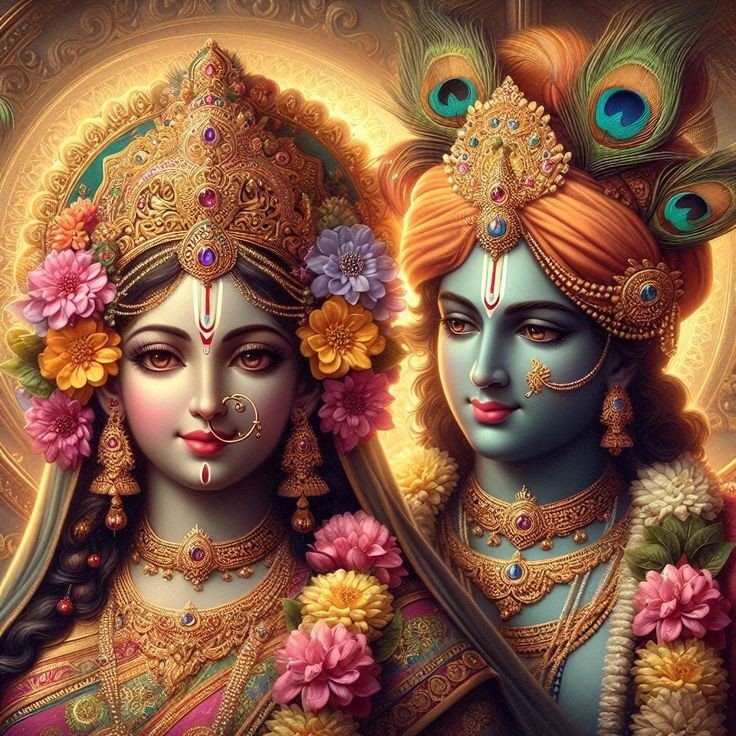 Radha Krishna love wallpaper