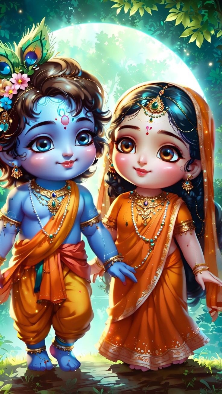 cute radha krishna wallpaper hd