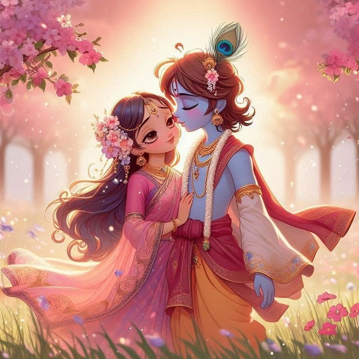 little radha krishna love wallpaper hd