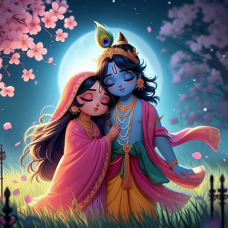 little radha krishna love wallpaper hd