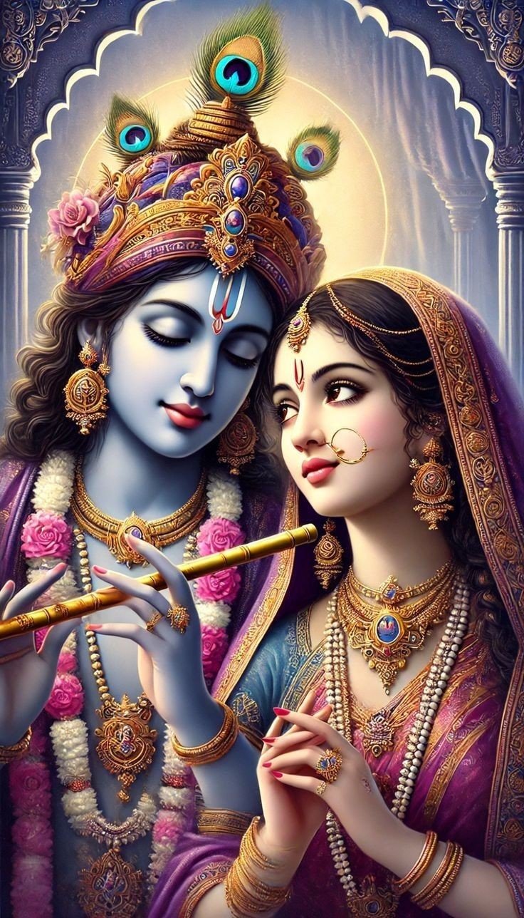 romantic radha krishna wallpaper