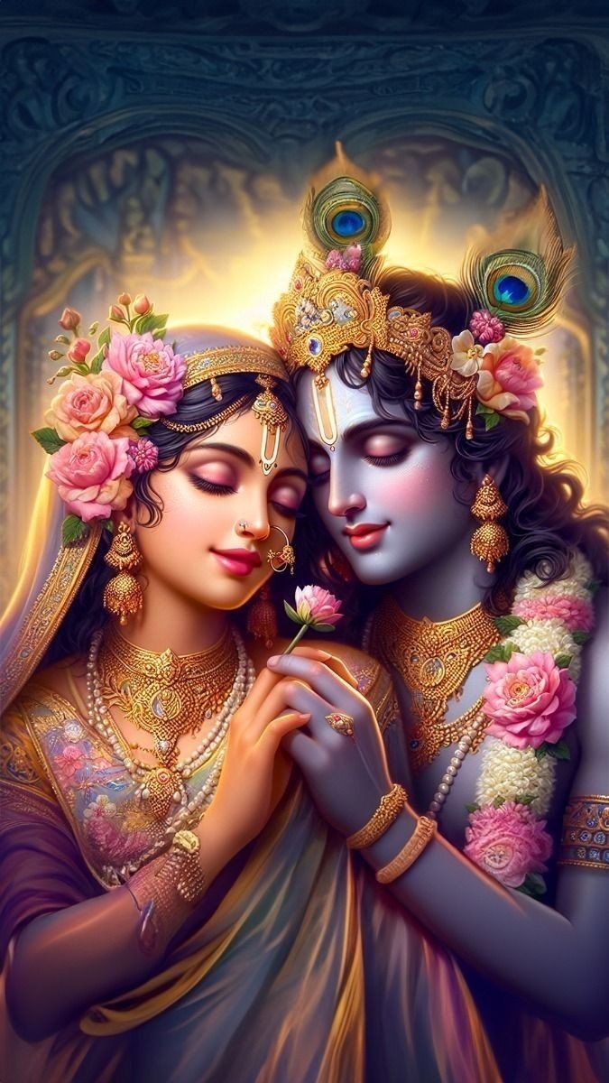 romantic radha krishna wallpaper