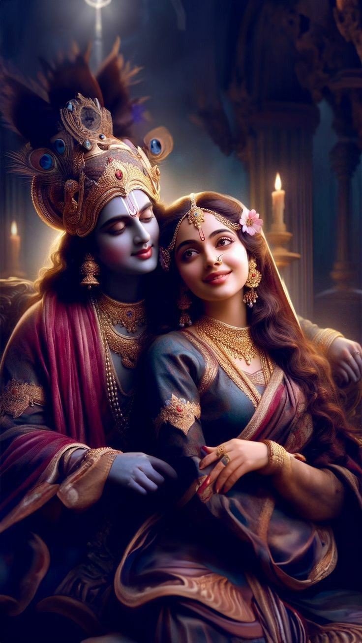 romantic radha krishna wallpaper