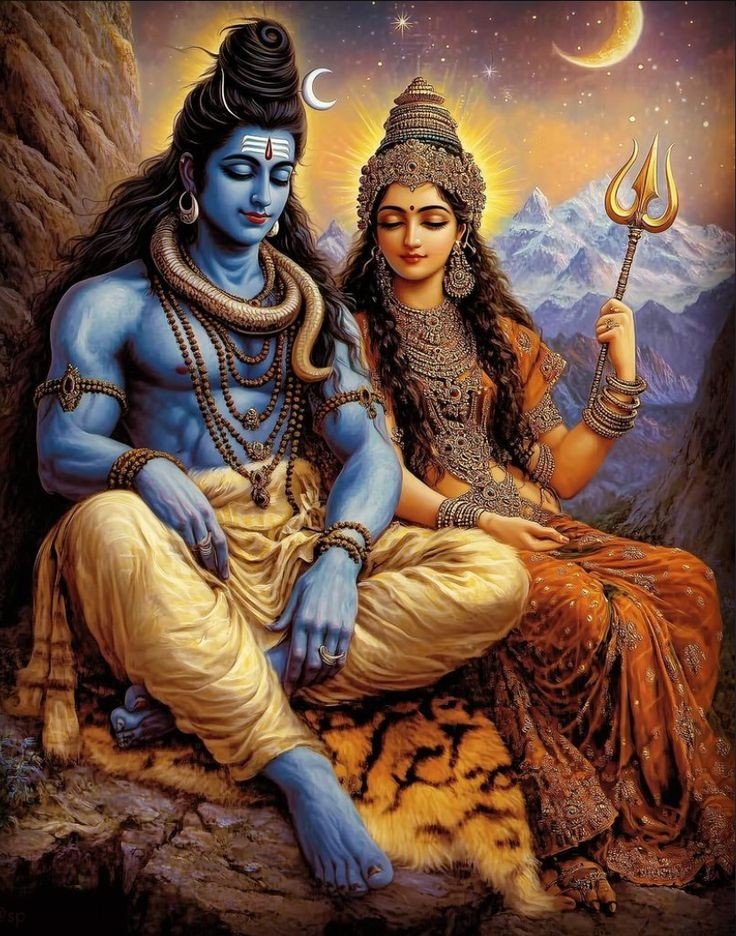 shiv parvati love wallpaper