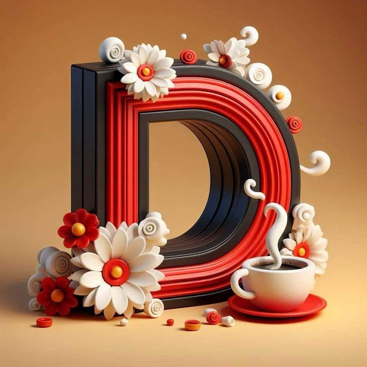 D Letter Images