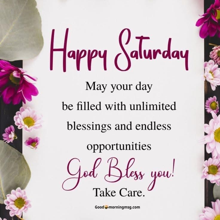 Saturday Good Morning Wishes