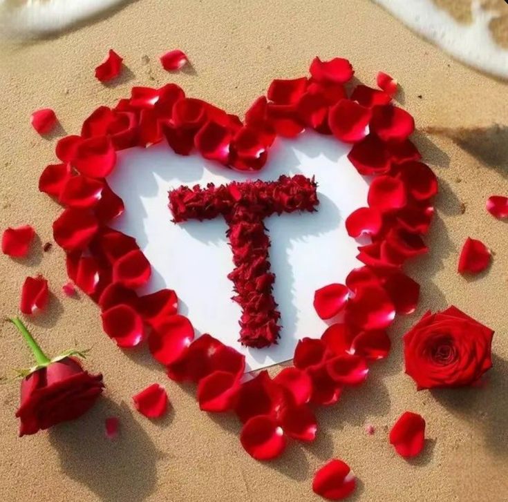 T Letter Dp Love